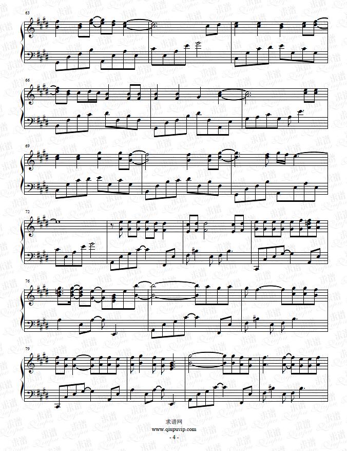 独角戏_张艺兴_钢琴谱_求谱网 国内首家专业音乐曲谱